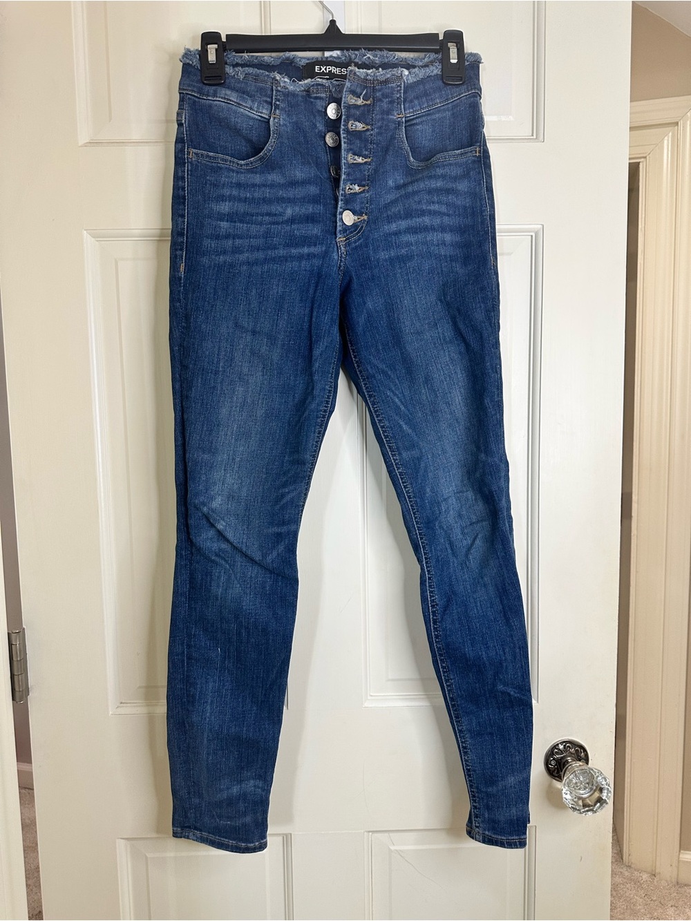 Express High-Rise Button-Fly Women's Jeans - size 2